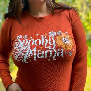 Spooky mama graphic long sleeve